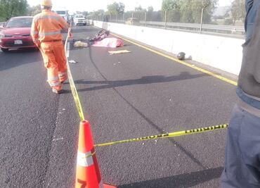 Fallece pareja de motociclistas en la México-Pachuca