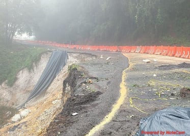 Suman más de 10 deslaves por lluvias en Hidalgo 