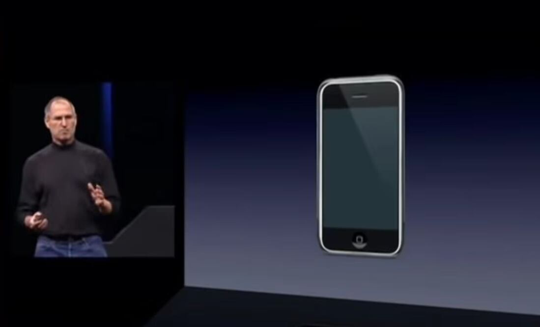 Hace 17 años se anunciaba el primer iPhone
Foto: captura de pantalla