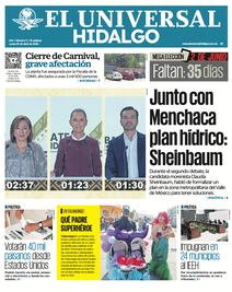 Portada El Universal Hidalgo  29/04/24