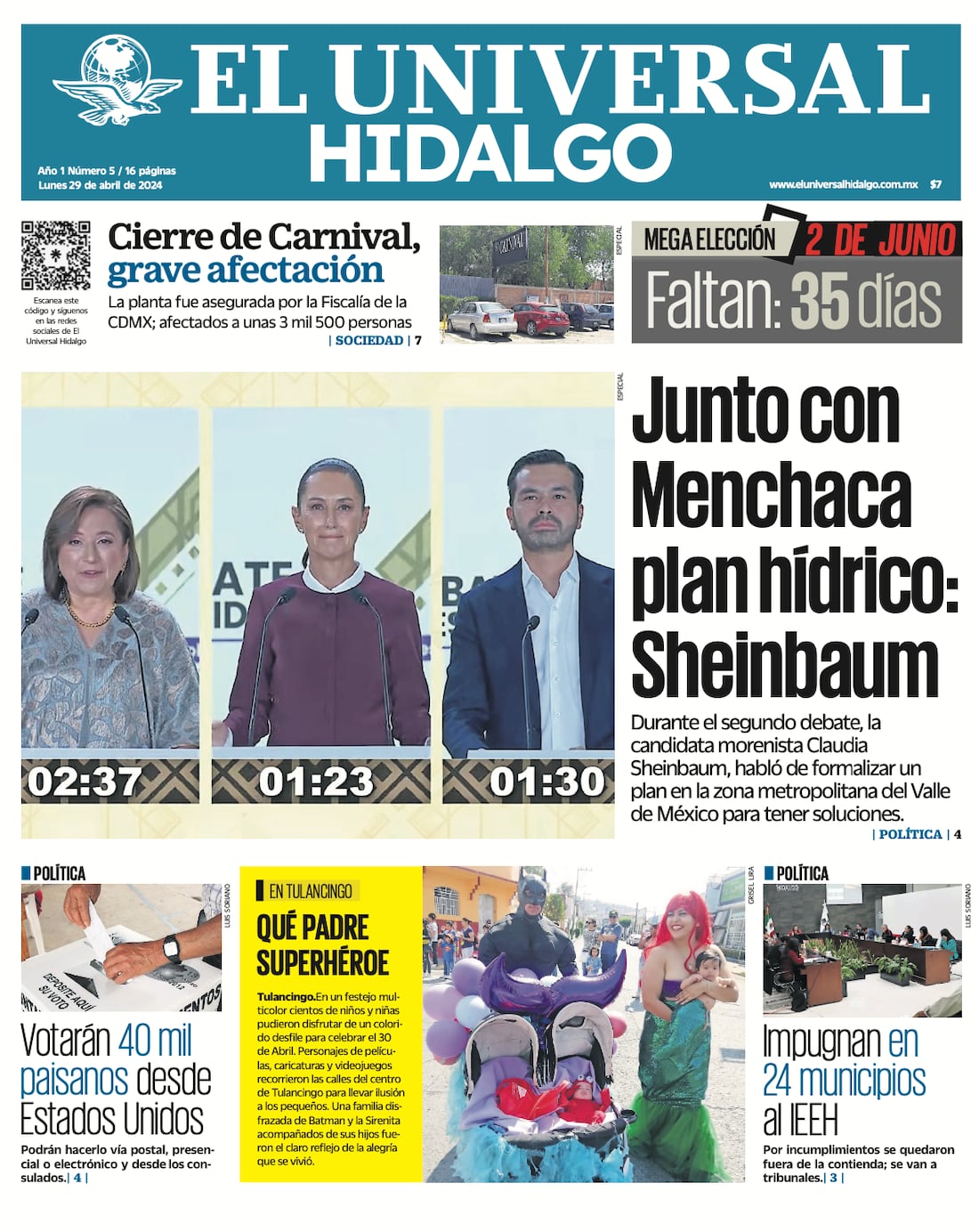 El Universal Hidalgo 290424