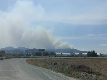 Dos incendios forestales se registran cerca de la zona metropolitana capitalina