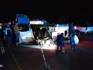 Accidente en carretera México-Laredo deja un joven muerto y otro herido