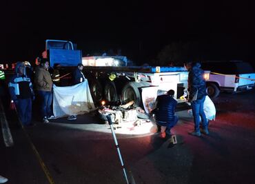 Accidente en carretera México-Laredo deja un joven muerto y otro herido