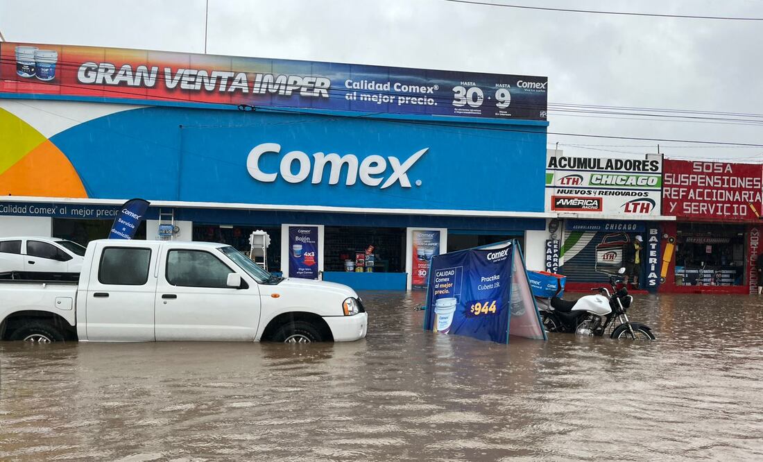 Inundaciones complican la movilidad en Tulancingo tras tres días de lluvias continuas | Foto: especial