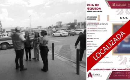 Localizan en Monterrey a mujer reportada como desaparecida en Tlanchinol