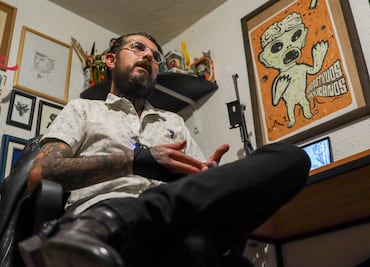 ‘Tomas todas’, el ilustrador hidalguense que conquistó al rock nacional