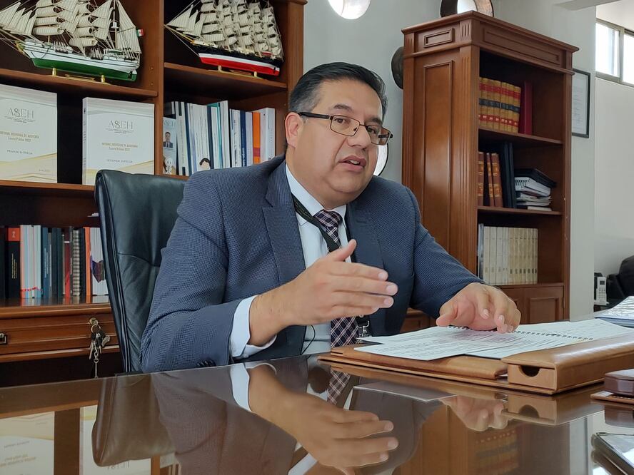 Jorge Valverde Islas, Auditor Superior de Hidalgo Foto: Marco Carrillo