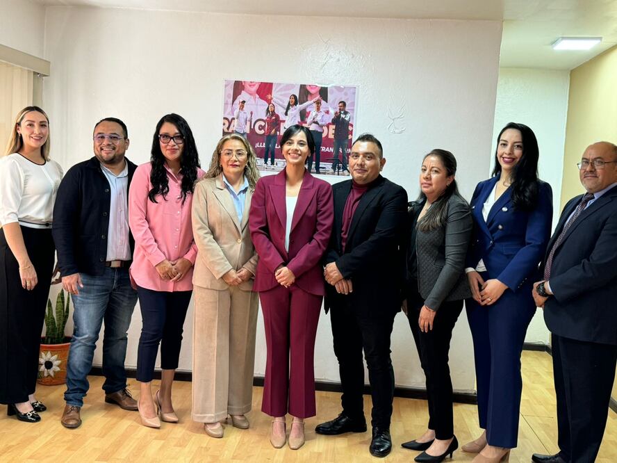 Gretchen Atilano presenta a su equipo de trabajo I Foto: Javier Quezada
