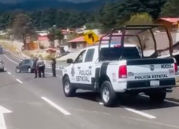 A un día de inaugurada, carretera Real del Monte-Huasca registra su primer accidente