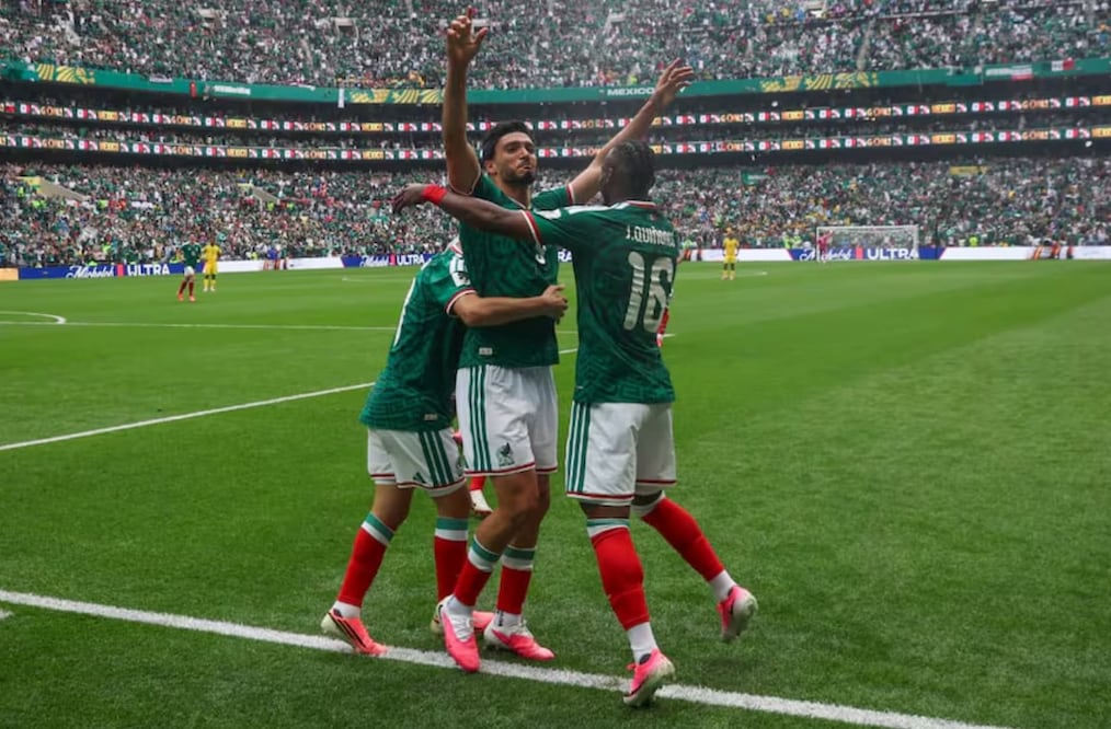 Raúl Jiménez anota su primer gol en Mundiales, durante la Copa del Mundo de 2026 - Foto: Luis Camacho | EL UNIVERSAL