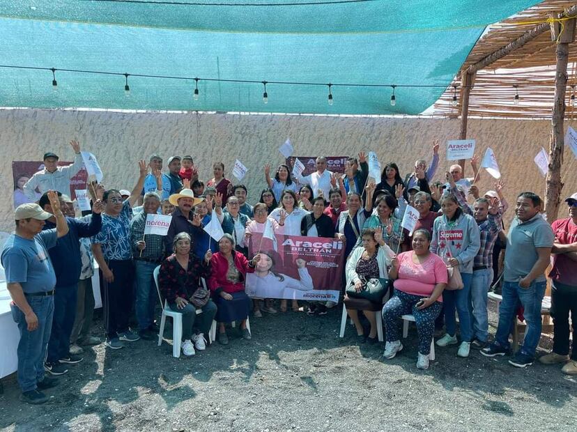Morena nacional desde finales de febrero informó que correspondía al PVEM distrito 02 | Foto: Especial