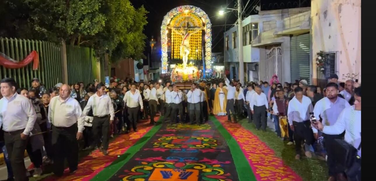Esta noche se realiza la prosesión en honor al Señor de Jalpan en Ixmiquilpan | Foto: Especial