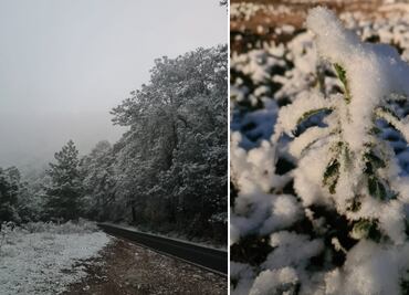 Frente ártico provoca nevadas y suspensión de clases en Hidalgo