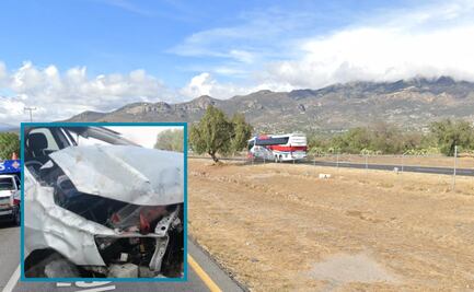 Fallece un adolescente al volcar su auto sobre la carretera Pachuca-Actopan