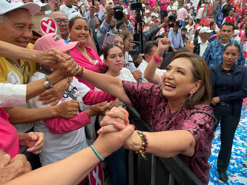 Xóchitl Gálvez promete modernizar Hidalgo con gas natural y tecnificación agrícola | Foto: Luis Soriano