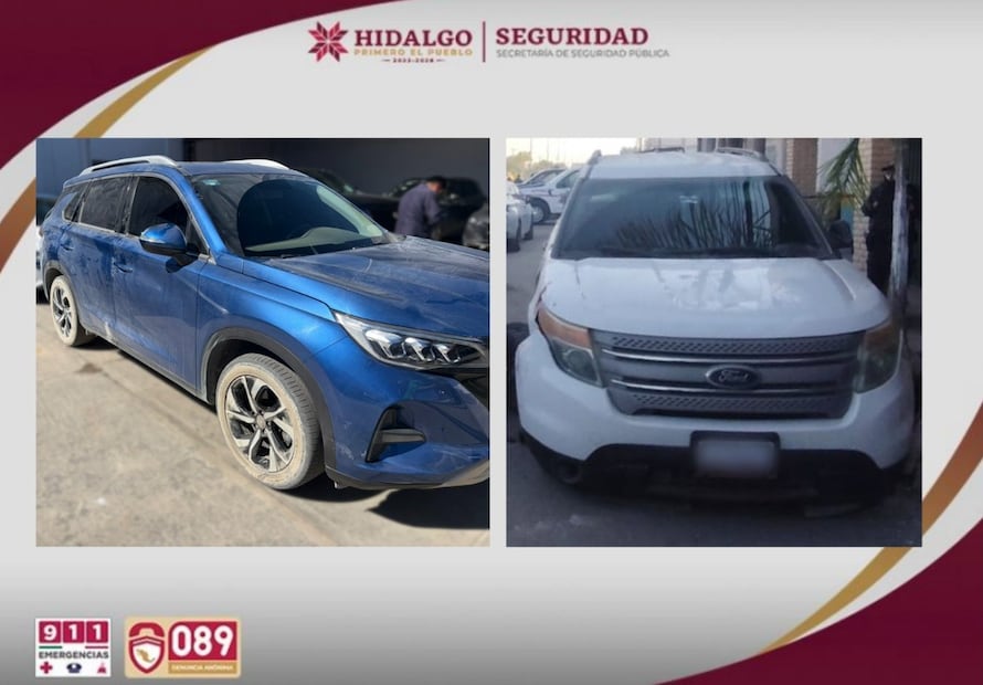 Ataques armados en Tula dejan cuatro muertos y activan operativo federal y estatal | Fotos: SSPH