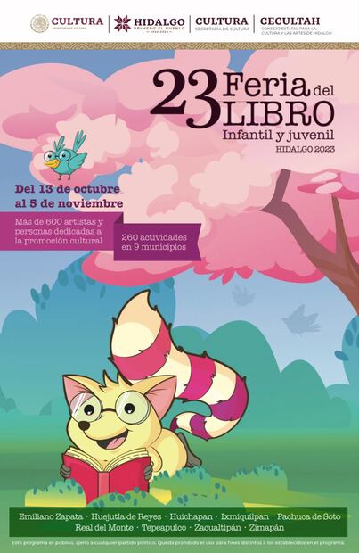 Participarán más de 600 artistas y promotores culturales en 260 actividades, con la presencia de 40 casas editoriales