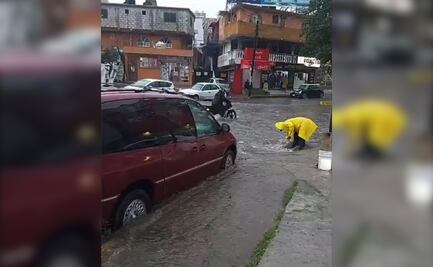Lluvias causan desbordamiento en Tula y colapso carretero en la Sierra de Hidalgo
