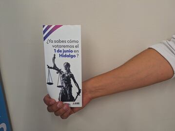Con apenas 18 mil volantes, INE Hidalgo difunde elección judicial entre más de 2.4 millones de ciudadanos
