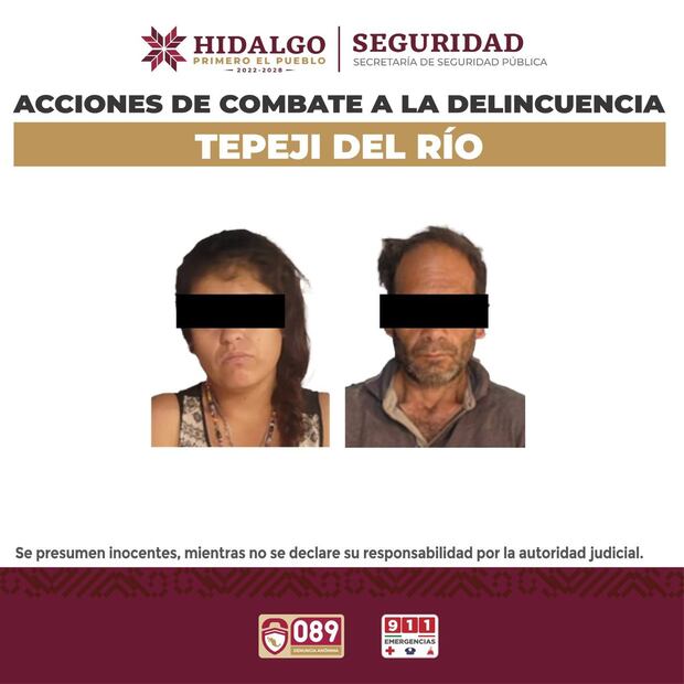 Desarticulan puntos de venta de drogas en Hidalgo |Fotos: SSPH