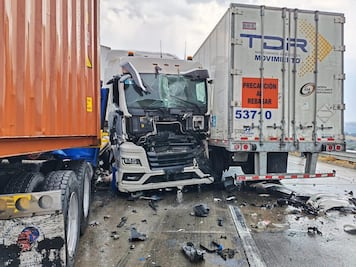 Dos carambolas en el Arco Norte dejan un muerto y caos vial