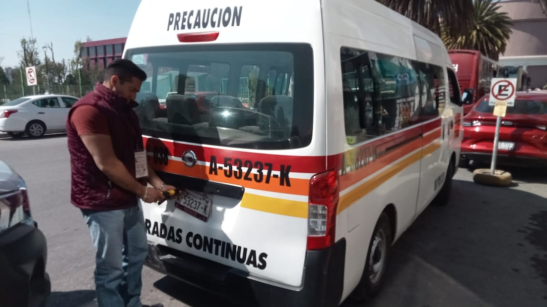 Semot sanciona a unidades de transporte público tras riña y violaciones al reglamento en Pachuca | Foto: Movilidad Hidalgo