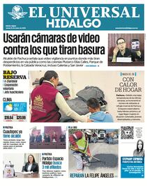 Portada EL UNIVERSAL HIDALGO 16/01/25