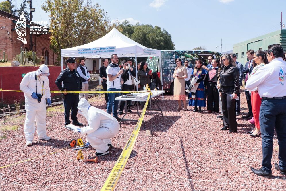 La Comisión de Derechos Humanos del Estado de Hidalgo (CDHEH) que encabeza  Ana Karen Parra Bonilla, revictimizó y faltó el respeto a las personas que tienen la necesidad de migrar, fue el pronunciamiento que realizó la colectiva Mercadita Las Insurgentas Feminista I Foto: Especial