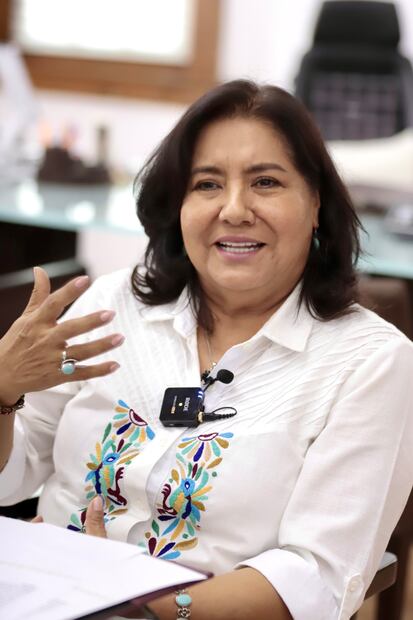 Edda Vite Ramos, presidenta del Patronato del Sistema DIF de Hidalgo I Foto: Luis Soriano