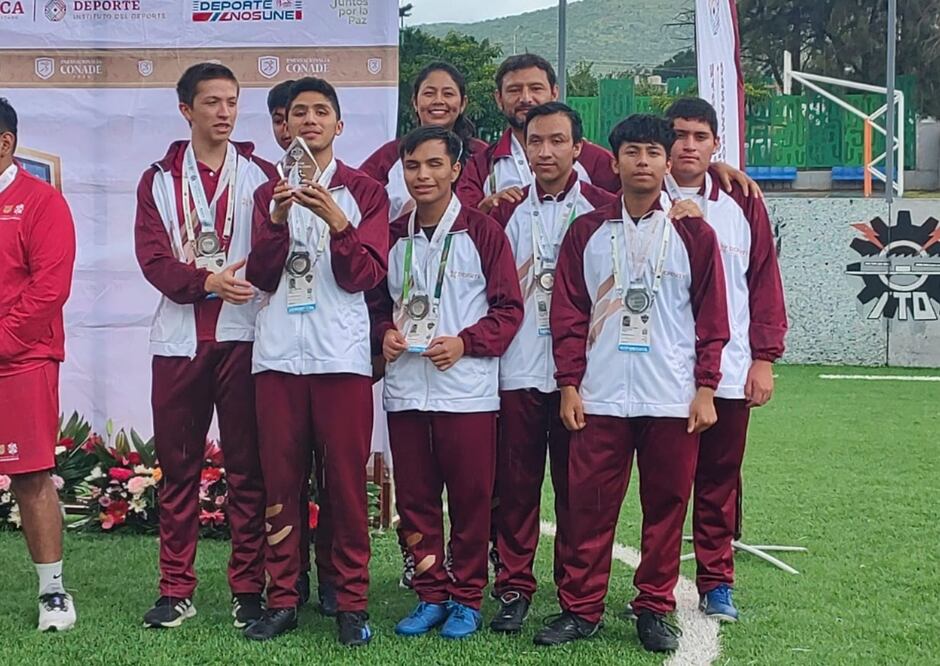 El equipo varonil de futbol de personas débiles visuales de Hidalgo obtuvo el subcampeonato en los Juegos Paranacionales CONADE 2024
