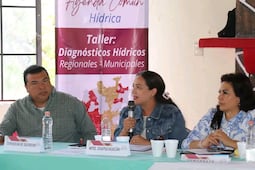 Tras denuncia de contaminación en el río Amajac, autoridades municipales y estatales realizan mesa de trabajo.