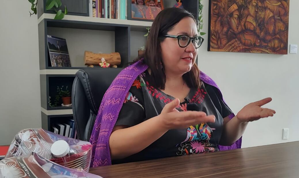 Tania Meza, secretaria de Cultura de Hidalgo.  Foto: Marco Carrillo