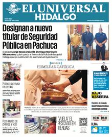 Portada El Universal Hidalgo 3/4/26