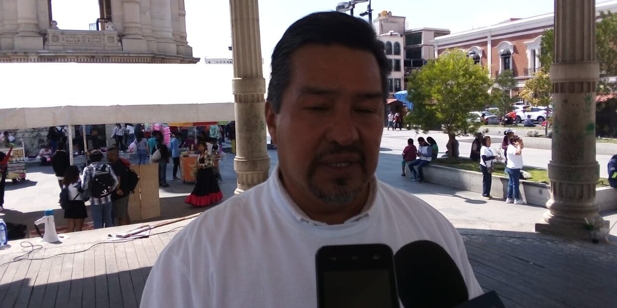Se manifiestan más de 700 trabajadores del PJF en Pachuca | Foto: Arturo Torres