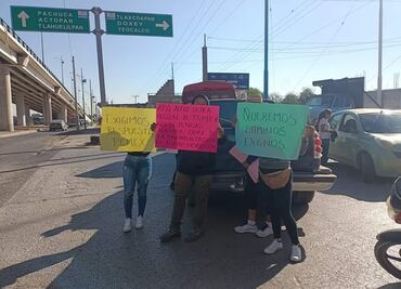 Por falta de pavimentación bloquean la carretera Tula-Tlahuelilpan