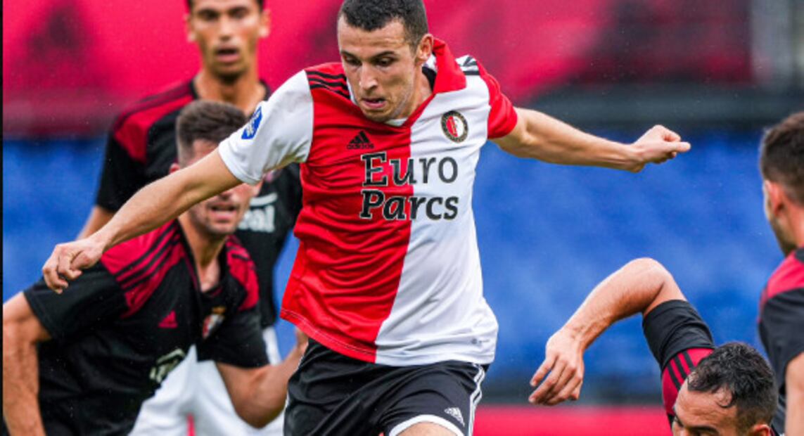 Oussama Idrissi, internacional marroquí, llegaría a los Tuzos del Pachuca Foto: TW Oussama Idrissi