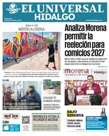 Portada El Universal Hidalgo 4/2/26
