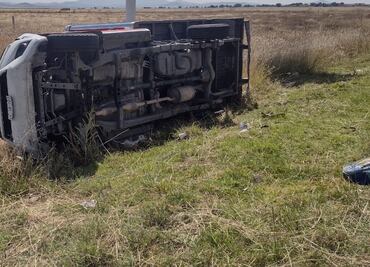 Conductor pierde el control en la México-Pachuca