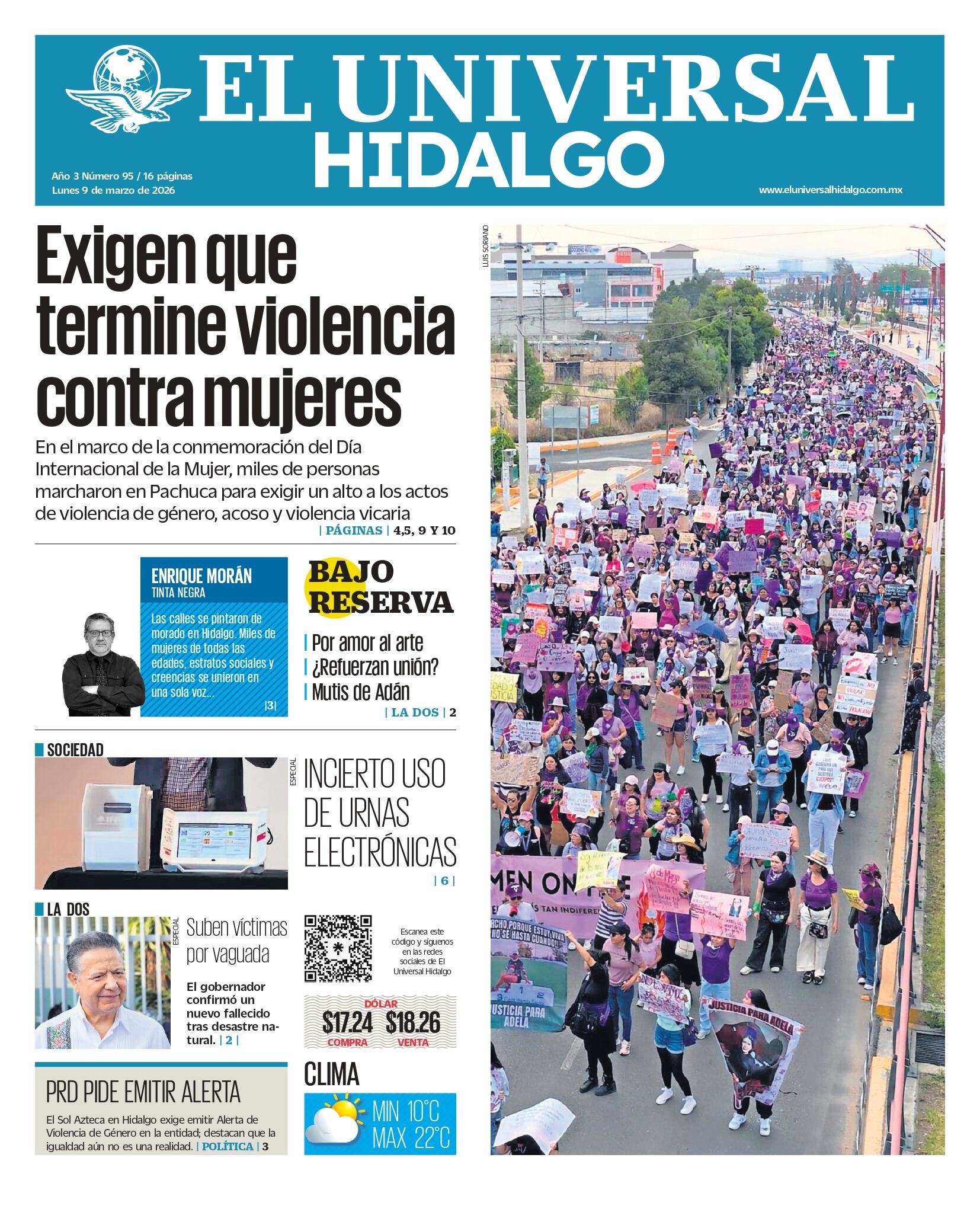 El Universal Hidalgo 09/03/26