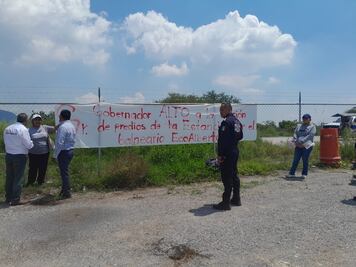 Pobladores de Chilcuautla realizan manifestación pacífica, piden audiencia con el Gobernador