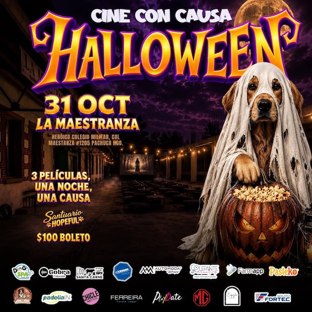 ¿Te atreves a ver películas de terror bajo las estrellas? Facebook: HOPEful