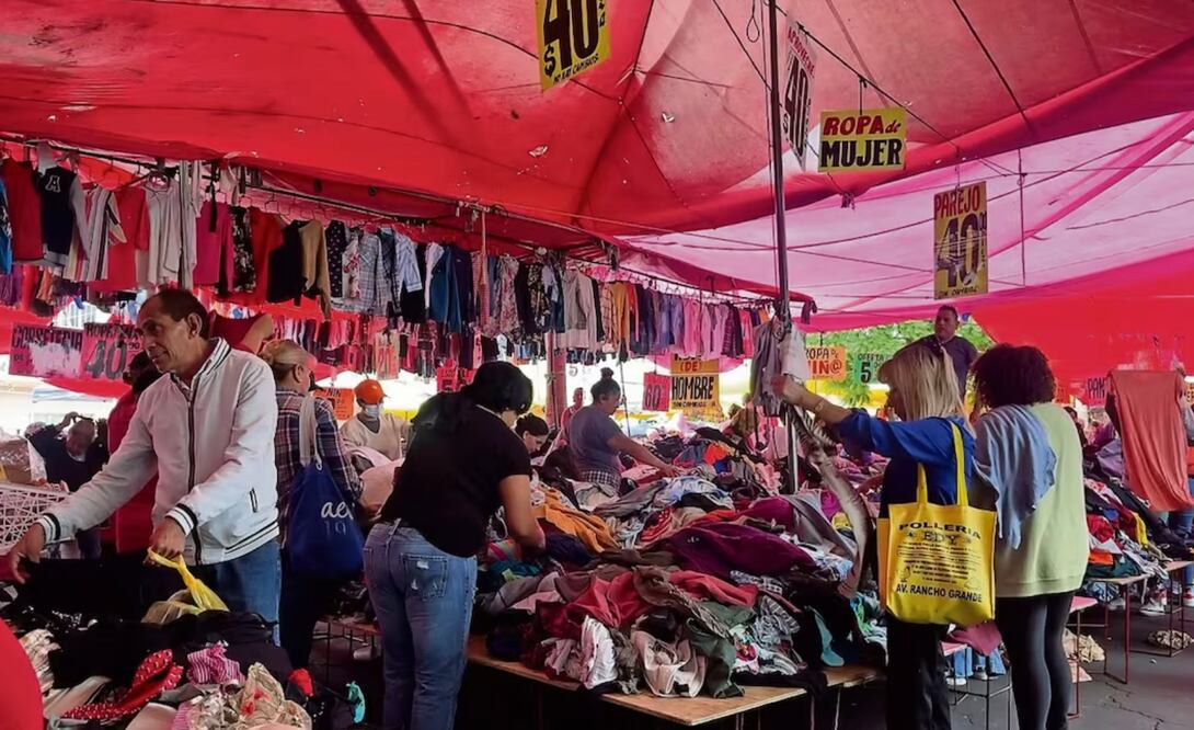 Ropa de paca. Foto: Dara García EL UNIVERSAL