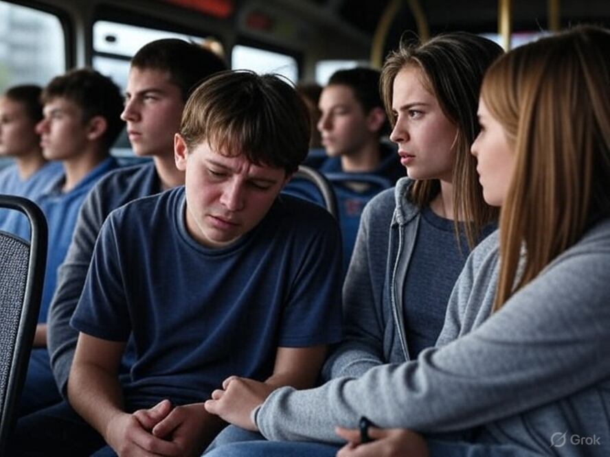 Los prestadores del servicio estarán capacitados para conocer las medidas de atención a escolares que viajen en sus unidades | Imagen de Grok