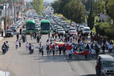 Segunda jornada de manifestaciones de El Mexe; quieren escrituras del plantel