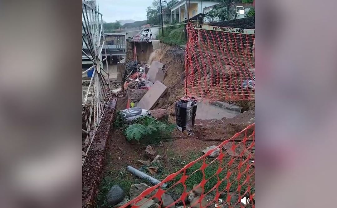 Las autoridades municipales mantienen vigilancia en las zonas afectadas debido al riesgo de nuevos deslaves ocasionados por las lluvias registradas en la región | Foto: especial