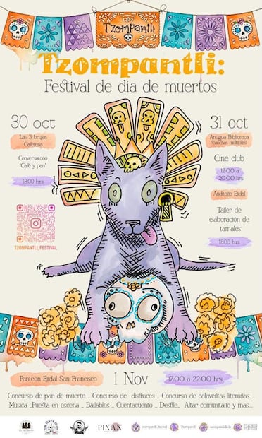 ¡El Día de Muertos se vivirá entre leyendas, teatro y tradición en Pachuca! Cortesía: Turismo Hidalgo