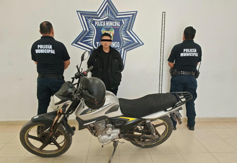 Recuperan dos motocicletas robadas y detienen a tres personas en Tulancingo | Foto: ayuntamiento de Tulancingo