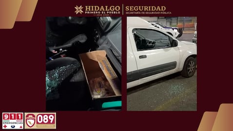 Detienen en Tula a dos hombres por robo mediante “cristalazo” en estacionamiento comercial