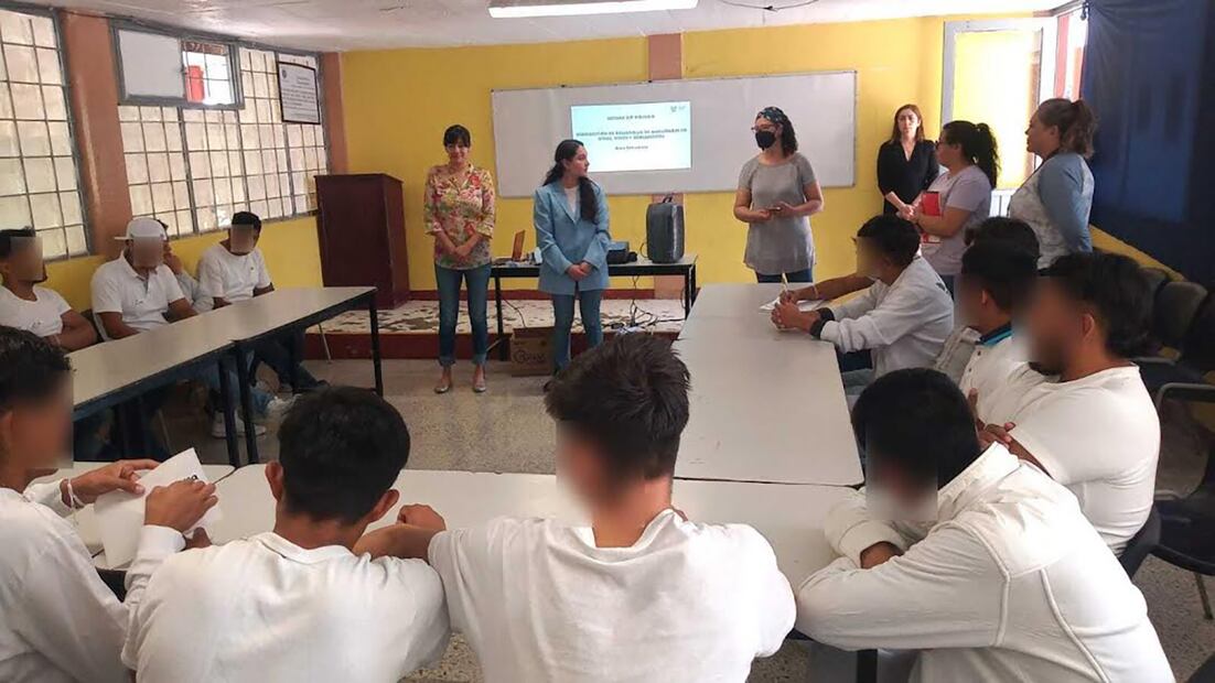 Jóvenes del CIPA de Hidalgo participan en talleres para la reinserción social | Foto: SSPH